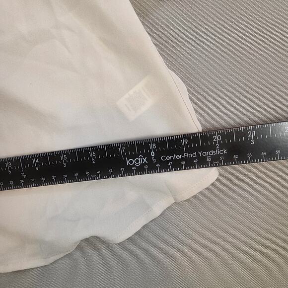 Express Portofino Blouse Women’s Beige Button Front Shirt Size S NWT - Picture 14 of 16